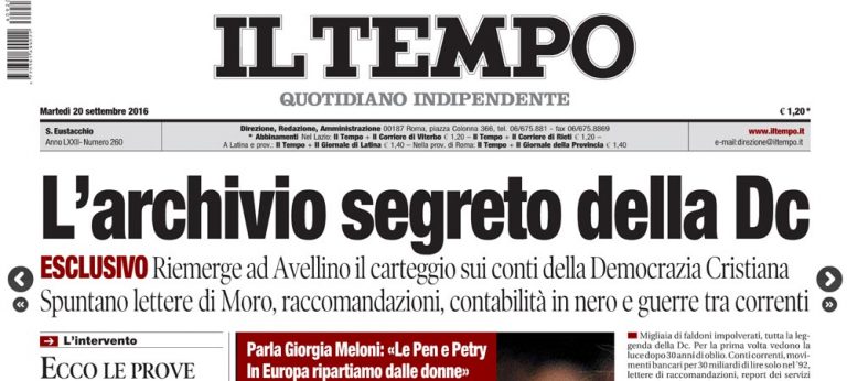 Scoperto ad Avellino l’archivio della Democrazia Cristiana, ecco il lato oscuro della Balena Bianca