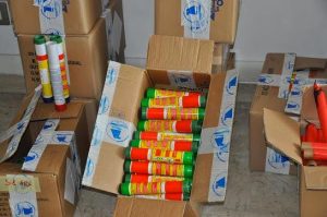 Il materiale sequestrato
