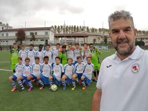 Roberto Pizzighello con i suoi esordienti è pronto a ricevere il calore dei tifosi dell'Avellino