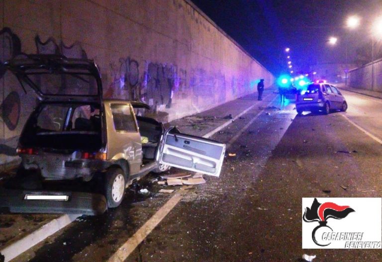 Incidente stradale a Benevento. Controlli: arresti, denunce e veicoli sequestrati