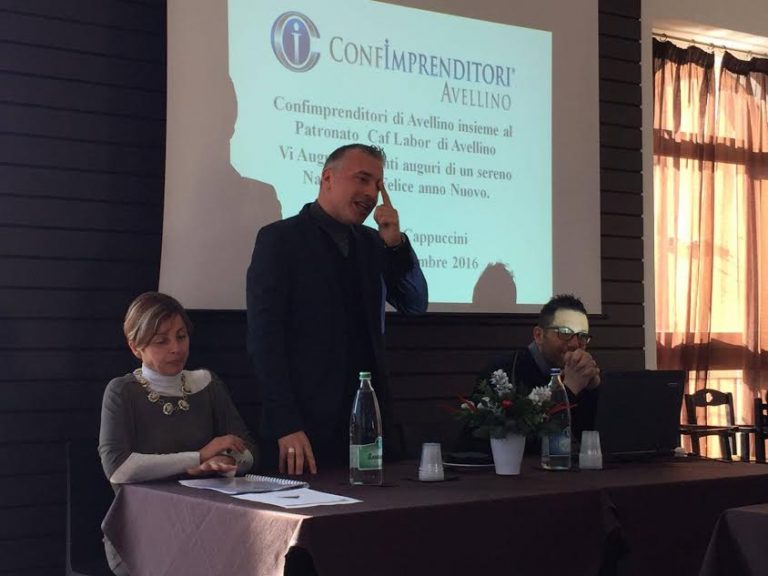 Confimprenditori Avellino, Santoli stila il bilancio del 2016: “Anno di importanti risultati”
