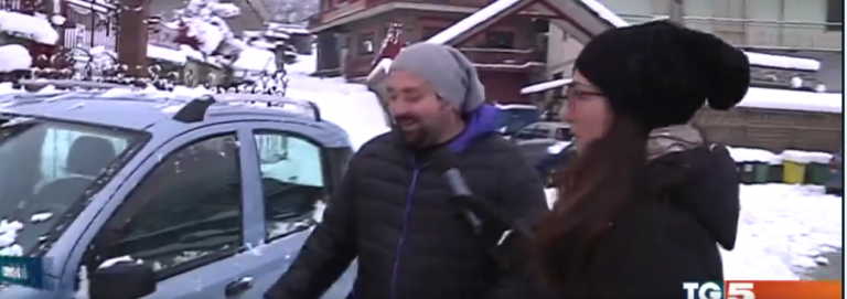 VIDEO/ Il TG5 si occupa dell’emergenza neve in Irpinia