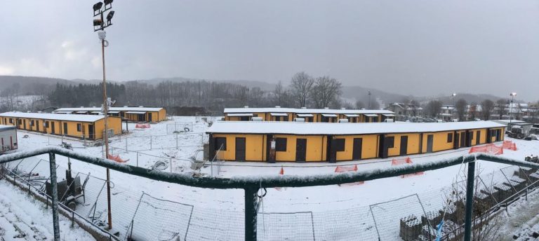 Il freddo inverno ad Amatrice raccontato da un militare irpino