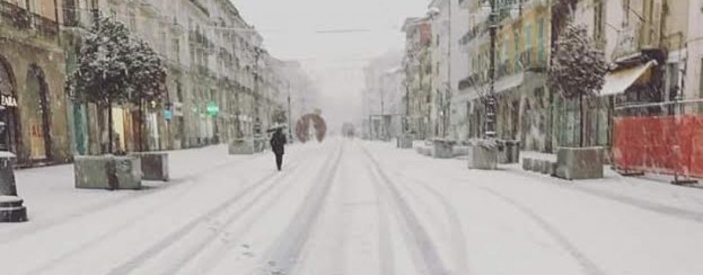 Temperature in picchiata, nuova allerta meteo della Protezione Civile: torna la neve in Irpinia