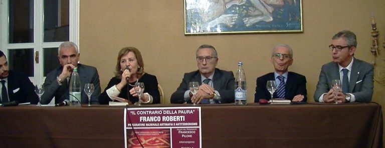 VD/ Franco Roberti ad Avellino: “Nessun territorio è immune dalla criminalità. La paura impedisce la libertà”
