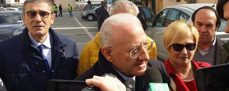 Trasporti, De Luca: “Revoca Preziosi dall’Air? Atto di civiltà”