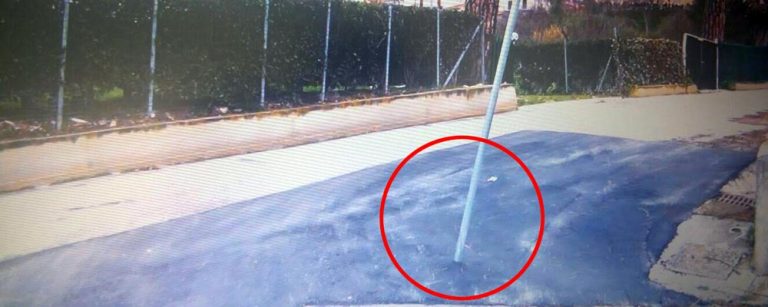 VIDEO/ Ci vuole Costanza! Il segnale stradale nel bel mezzo della carreggiata