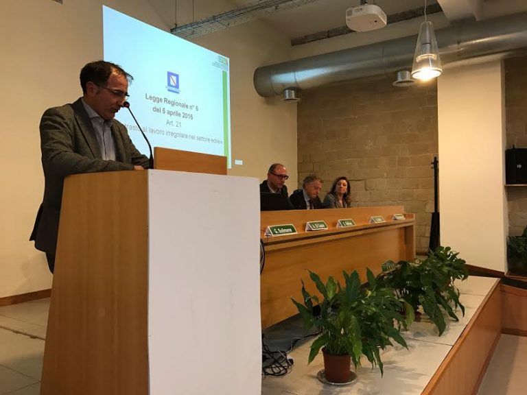 Fillea Cgil, Di Capua: “Più controlli per contrastare il lavoro irregolare in edilizia”