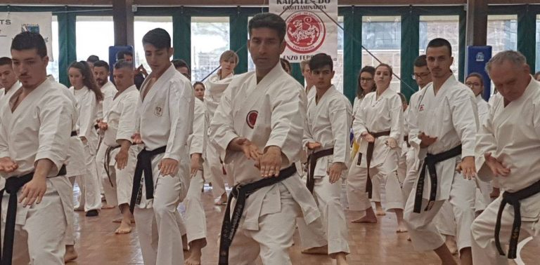 Karate, grande successo per lo stage del maestro Ferrara
