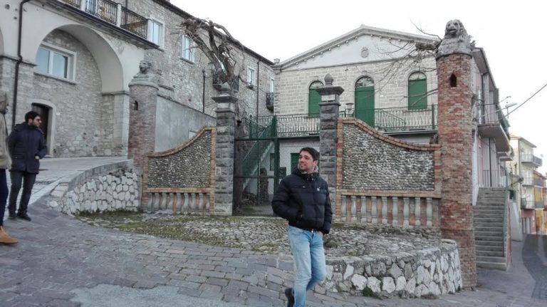 FOTO/ “Rotolando verso Sud”: prima tappa a Trevico e Castel Baronia