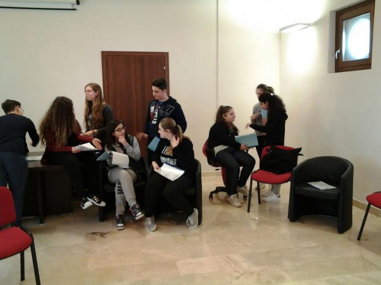 Telecamere di Rai 3 a Lapio per un progetto di giovanissimi studenti
