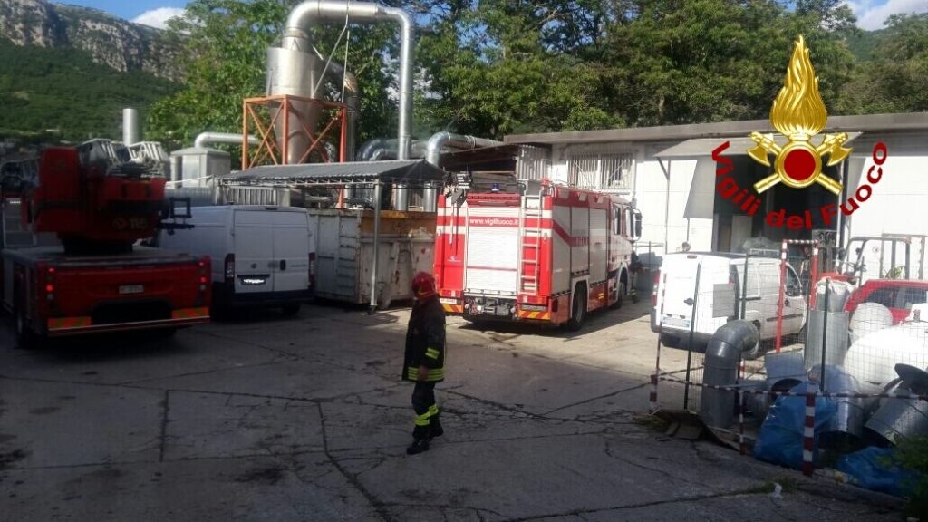Vigili del fuoco, incendio