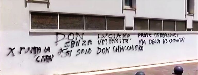 Chiesa di S.Ciro vandalizzata, i giovani al fianco di Padre Luciano