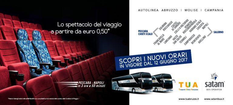 Vuoi raggiungere l’Abruzzo ed il Molise in autobus da Avellino e Benevento? Ecco tutti gli orari di viaggio a partire da € 0,50