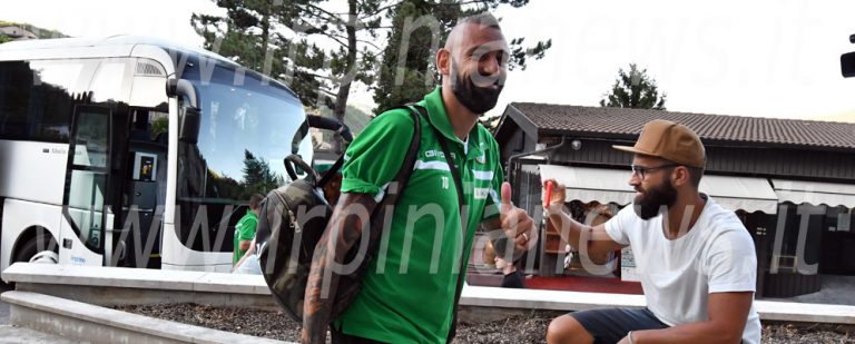 FOTO/ Avellino Calcio – Lupi a Cascia: la fotogallery dell’arrivo in ritiro
