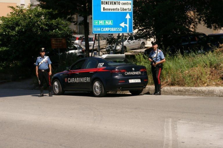 Morsa dei Carabinieri a Benevento: un arresto, 18 denunce e 5 fogli di via