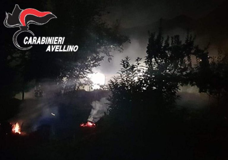 Emergenza incendi in Irpinia, altri tre piromani fermati dai carabinieri