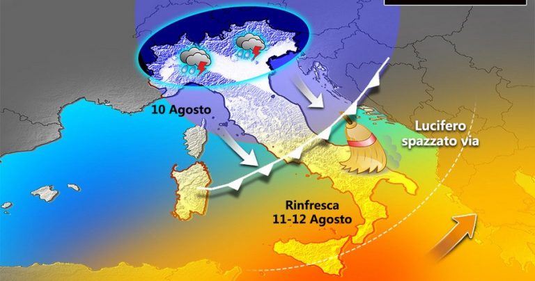 Addio “Lucifero”, l’anticiclone africano lascia l’Irpinia