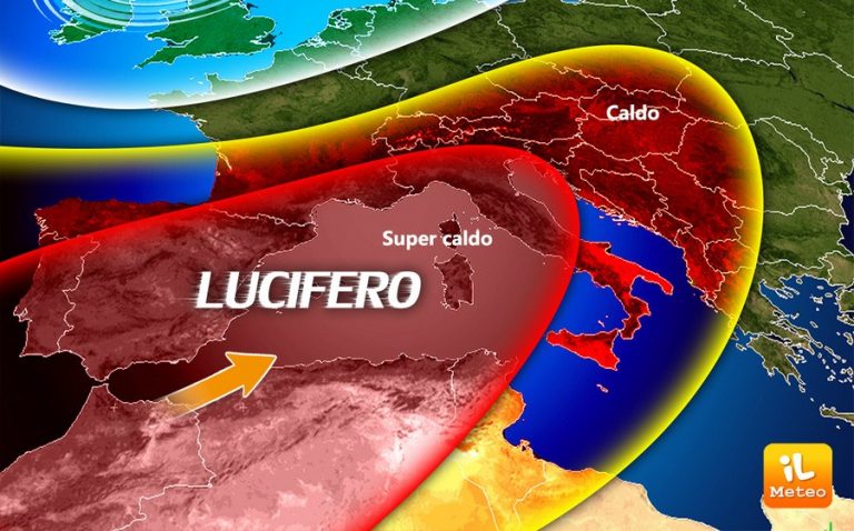 I 40° di “Lucifero” si abbattono sull’Irpinia, picco di calore ad Atripalda
