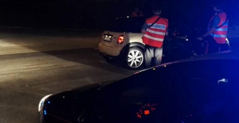 Week-end di controlli, il bilancio dell’Arma dei Carabinieri
