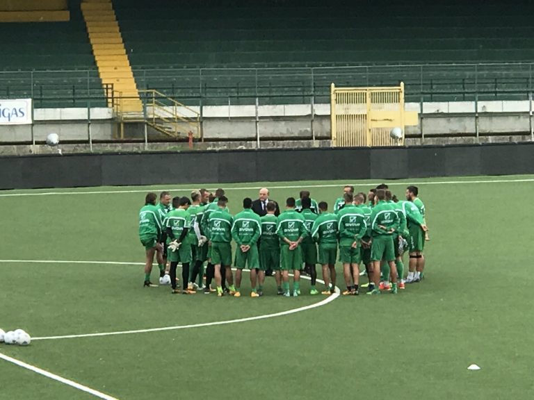Avellino Calcio – Taccone a colloquio con la squadra alla ripresa