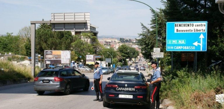 Alto Impatto a Benevento tra denunce, uso di stupefacenti e veicoli sequestrati
