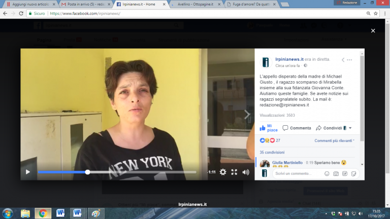 VIDEO/ Giovanna e Maikol in fuga: l’appello disperato della madre del giovane