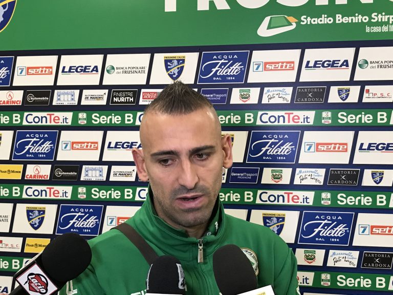 Frosinone-Avellino 1-1, gioia Castaldo: “Il gol è per mio padre”