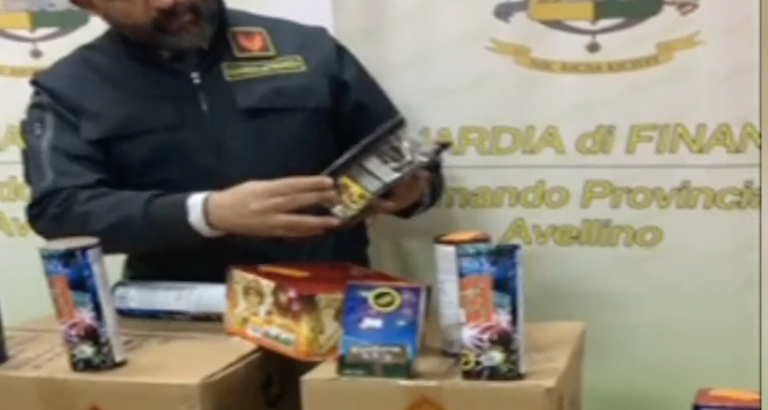 VIDEO/ Fuochi d’artificio legali detenuti illegalmente: maxi sequestro delle Fiamme Gialle