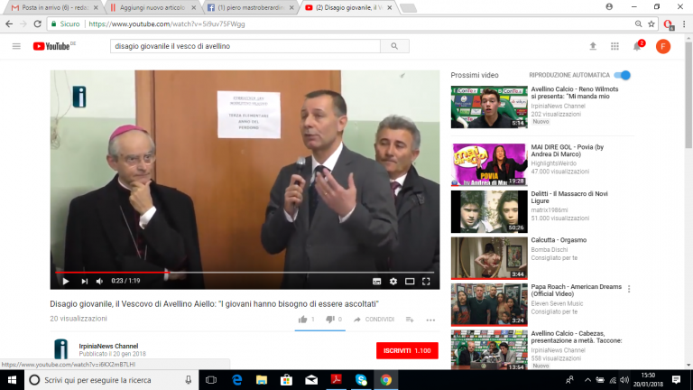 VIDEO/ Disagio giovanile, il Vescovo di Avellino Aiello: “I giovani hanno bisogno di essere ascoltati”