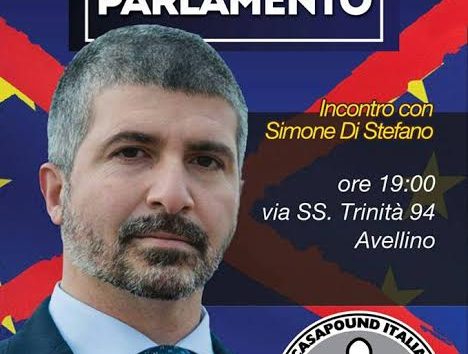 Il segretario nazionale di Casapound ad Avellino