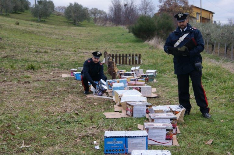 Benevento, sequestrati 400Kg di fuochi d’artificio prima della mezzanotte