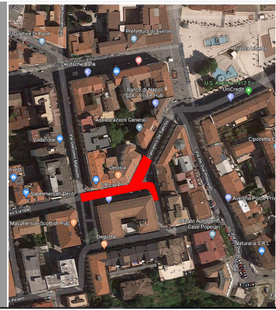 Via Francesco De Sanctis 9 Avellino, chiude anche via Francesco De Sanctis: ecco quando