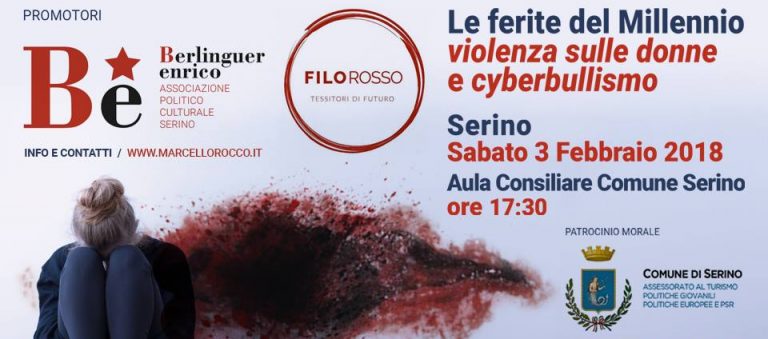 Violenza sulle donne e cyberbullismo, a Serino parte un percorso sociale e culturale