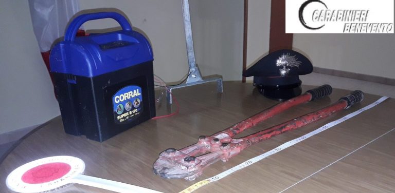 Benevento, i Carabinieri fermano un irpino con le mani nel sacco