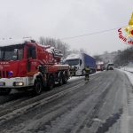 vigili del fuoco neve