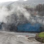 bus air incendio