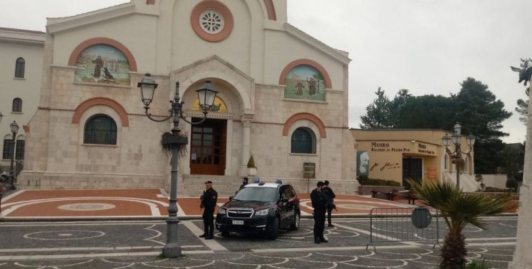 Il Papa a Pietrelcina, a Piana Romana arriva l’antiterrorismo