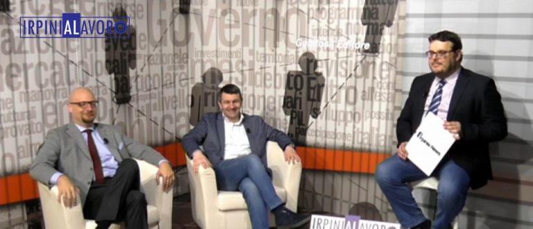 VIDEO/ IrpiniALavoro, verso le amministrative: confronto tra Sabino Morano e Giovanni Bove