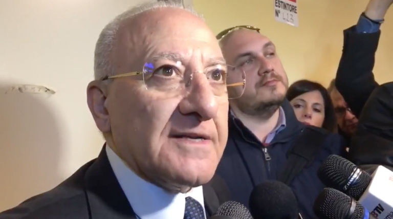 Indagine De Luca: accertamenti anche della Corte dei Conti