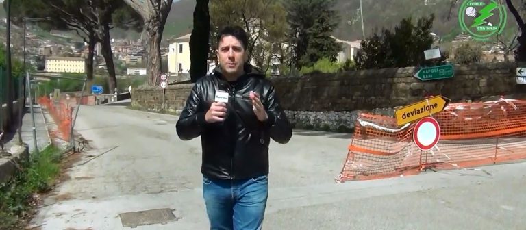 VIDEO/ Strade chiuse a Mercogliano: frane, alberi pericolanti e rischio per il Giro d’Italia