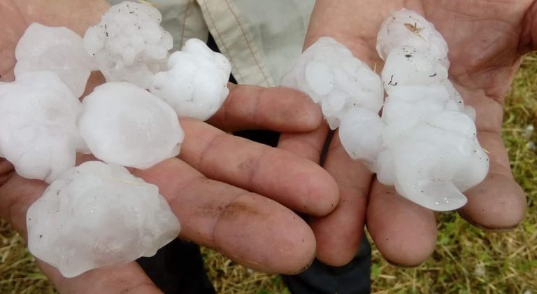 VIDEO/ Grandine da record in Irpinia: danneggiate auto e coltivazioni