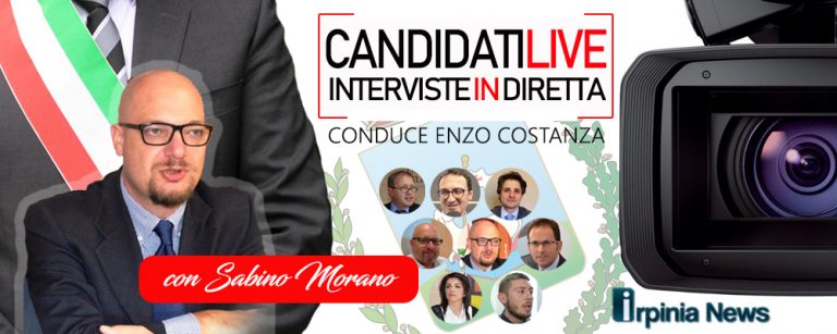 VIDEO/ Candidati Live – Enzo Costanza intervista in diretta Sabino Morano