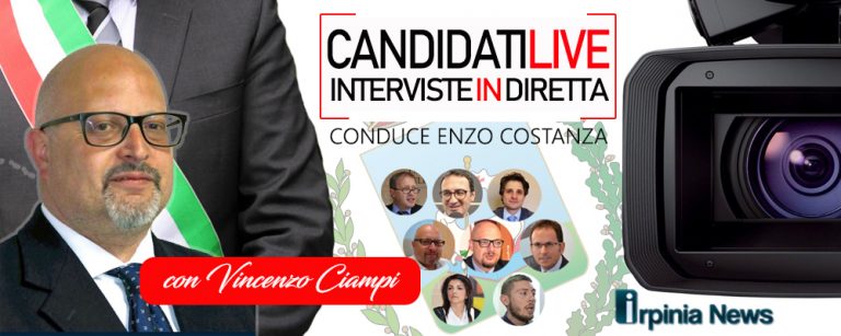 VIDEO/ Candidati Live – Enzo Costanza intervista in diretta Vincenzo Ciampi
