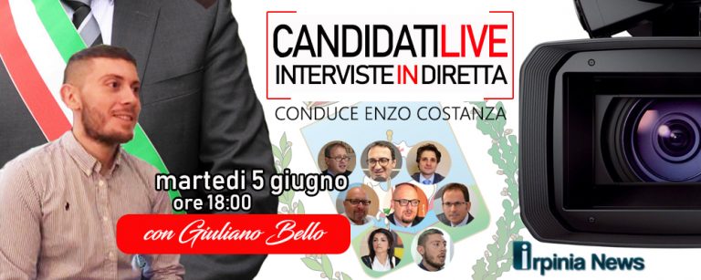 VIDEO/ Candidati Live – Enzo Costanza intervista in diretta Giuliano Bello