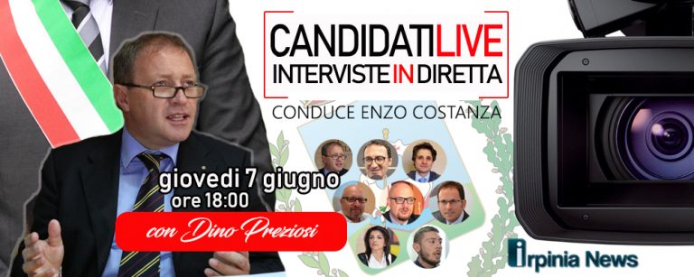 VIDEO/ Candidati Live – Enzo Costanza intervista in diretta Dino Preziosi