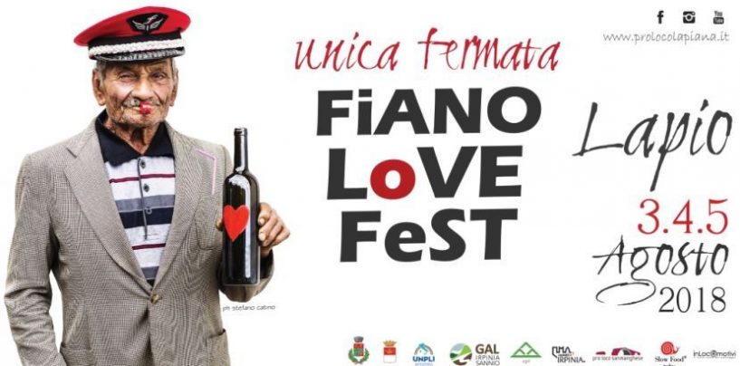 Si alza il sipario sul “Fiano Love Fest”: tutti a Lapio dal 3 al 5 agosto