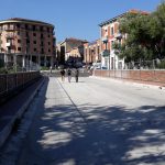 ponte della ferriera, tolte le recinzioni