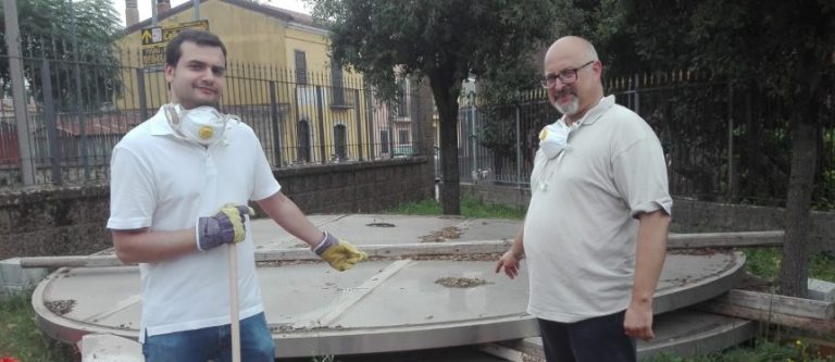 A Parco Santo Spirito i vecchi gazebo del Corso, Ciampi: “Li rimuoveremo”