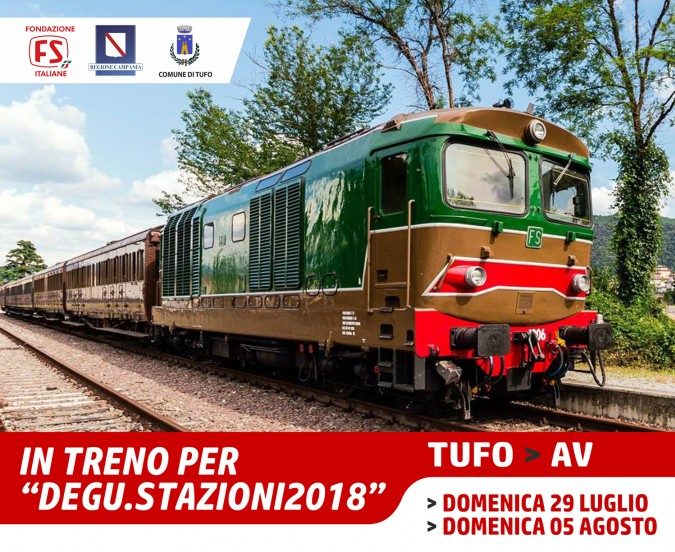 Il treno turistico fa tappa a Tufo, per i passeggeri degustazione con Greco DOCG